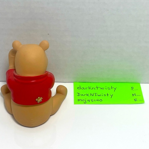 BNIB VINTAGE POOH AND FRIENDS WINNIE THE POOH THINK THINK THINK ADORABLE - Picture 3 of 13